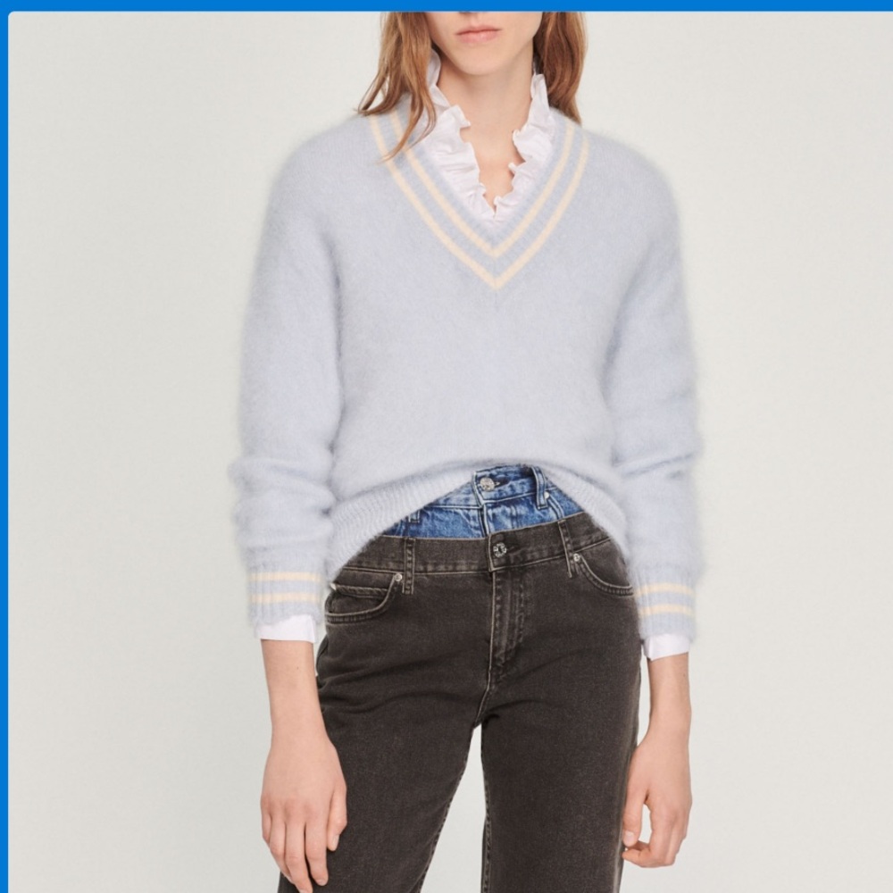 BNWT Sandro Knitted sweater Size4